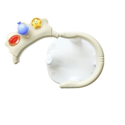 Siège de bain bébé sécurisé avec jouets intégrés dune