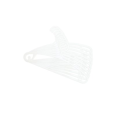 Lot de 8 cintres pour bébé blanc