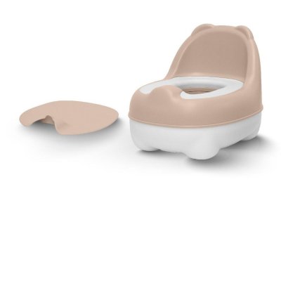 Petit pot ourson rose poudré