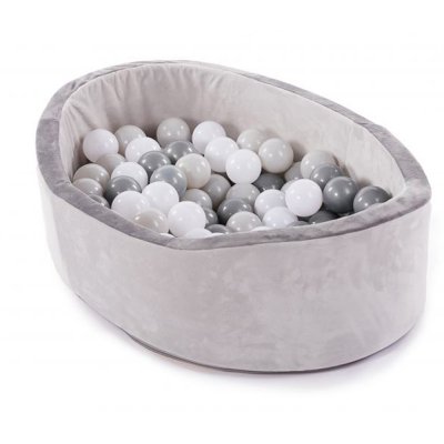 Piscine à balles grise