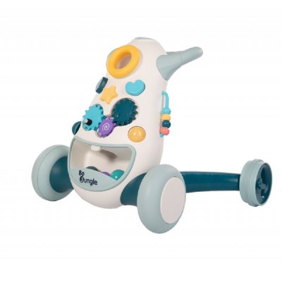 Pousseur/aide à la marche jumpy bleu