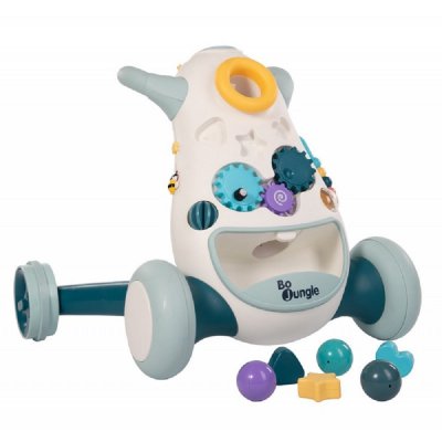 Pousseur/aide à la marche jumpy bleu