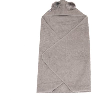 Cape de bain koala gris - eco eponge