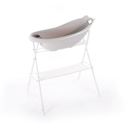Baignoire ourson gris + support de baignoire