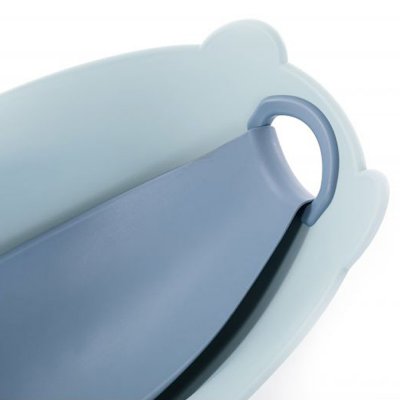 Baignoire bébé ourson bleu pastel