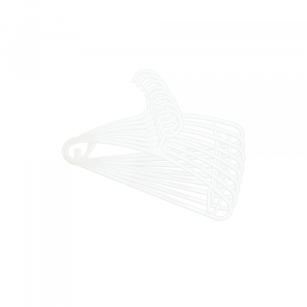 Lot de 8 cintres pour bébé blanc Bo jungle