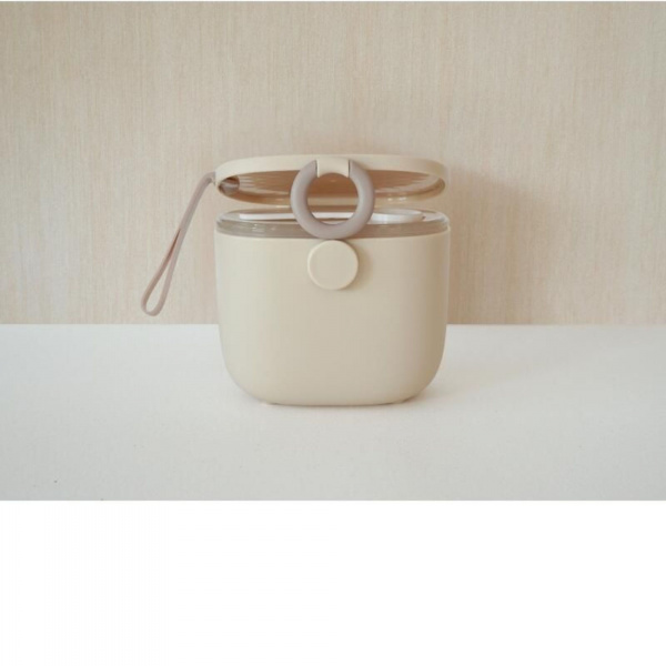 Boîte doseuse de lait 4 compartiments gris sombre Bo jungle