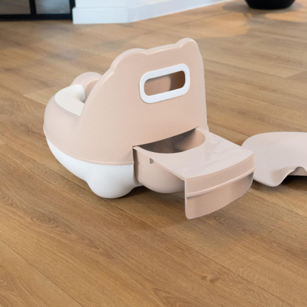 Petit pot ourson rose poudré Bo jungle