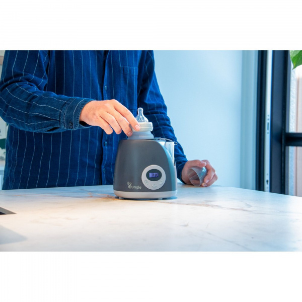 Chauffe-biberon rapide gris sombre Bo jungle