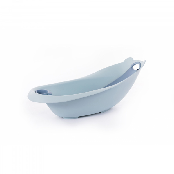 Baignoire ourson bleu pastel + support de baignoire Bo jungle