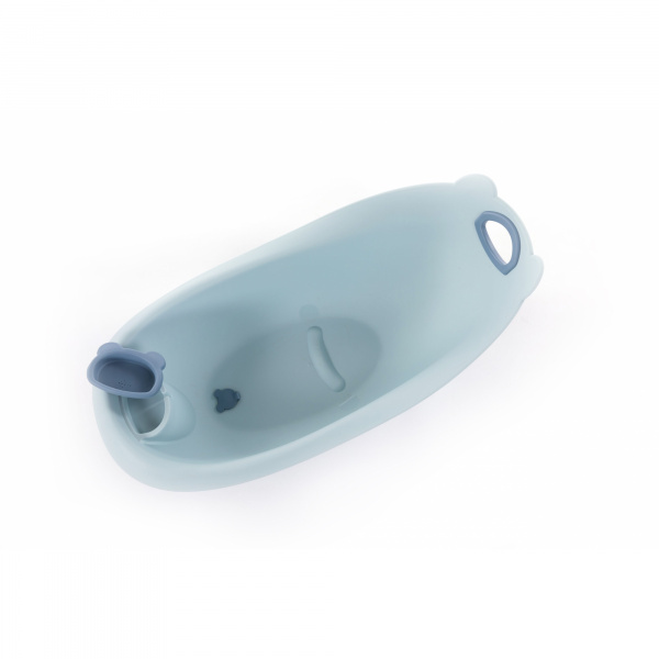 Baignoire ourson bleu pastel + support de baignoire Bo jungle