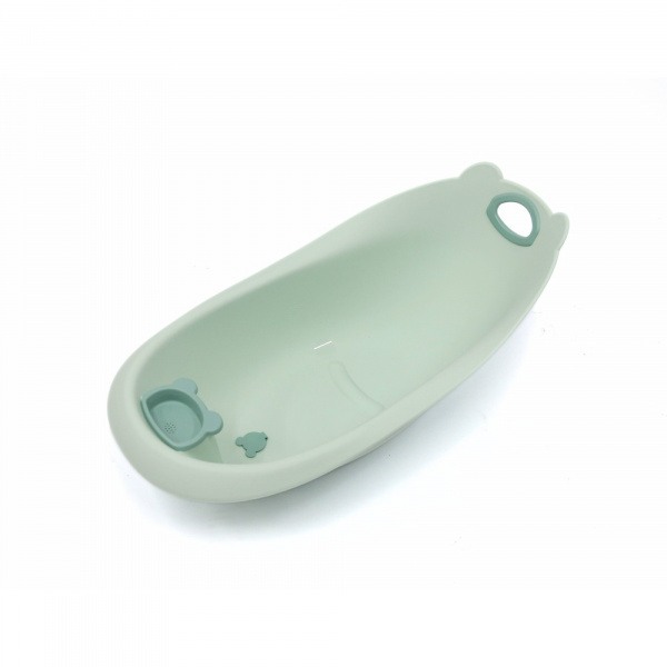 Baignoire ourson vert sauge + support de baignoire Bo jungle