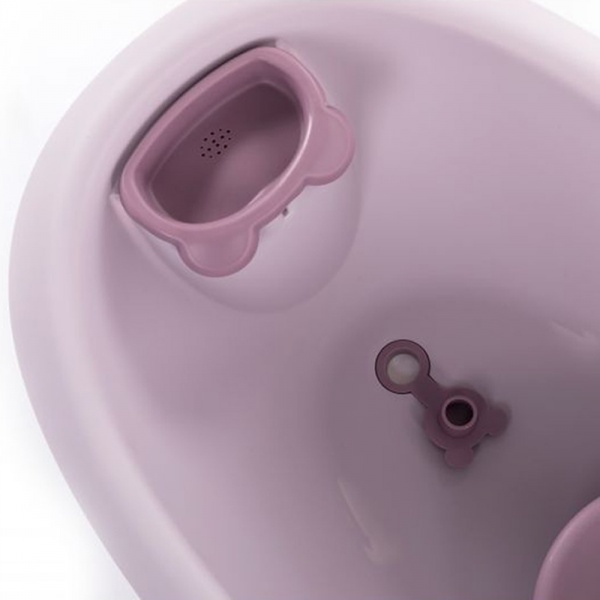 Baignoire bébé ourson rose pastel Bo jungle