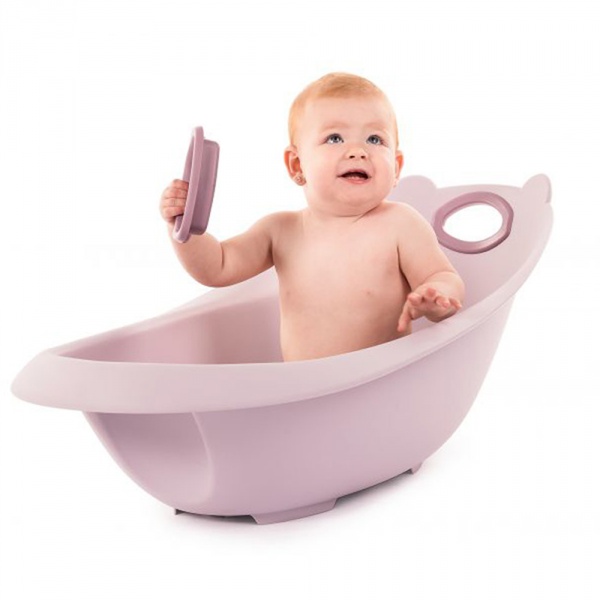 Baignoire bébé ourson rose pastel Bo jungle