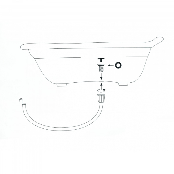 Tuyau de vidange baignoire ourson Bo jungle