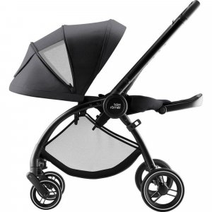 Poussette duo rio + siège auto i-size baby safe pro carbon black style Britax