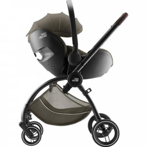 Poussette duo rio + siège auto i-size baby safe pro urban olive lux Britax