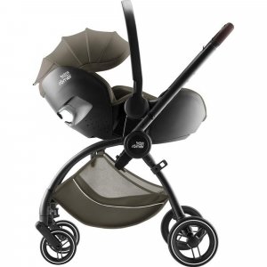Poussette duo rio + siège auto i-size baby safe pro urban olive lux Britax