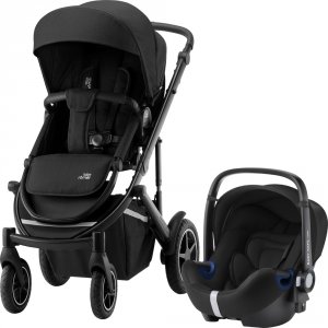 Pack poussette duo smile 3 + baby safe i-size cosmos black