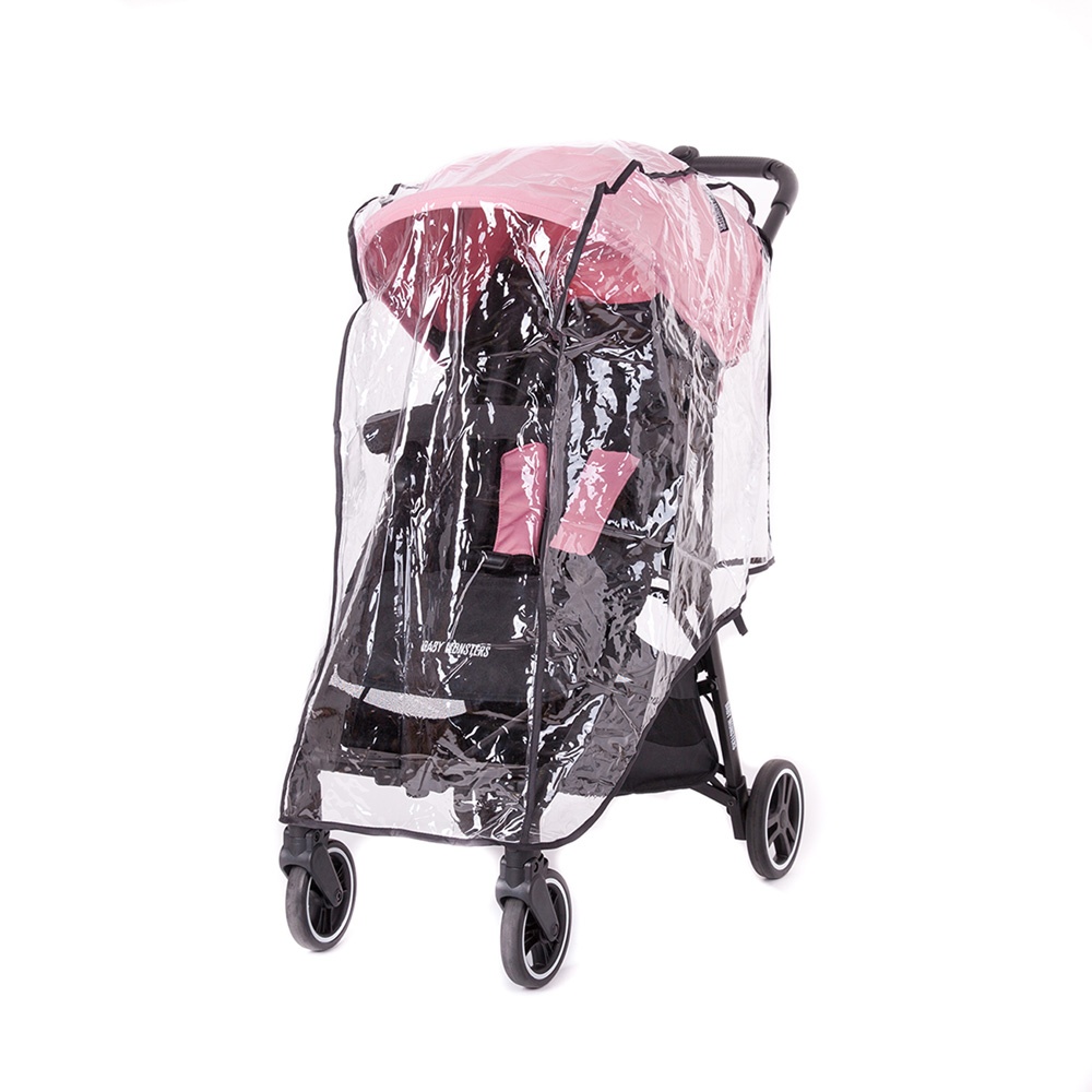 Housse De Pluie Transparente Pour Poussette Triplet Childhome - Protection Intempéries 110x70x80cm
