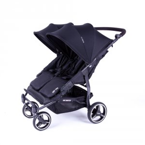 Poussette easy twin 3s reversible châssis black noir