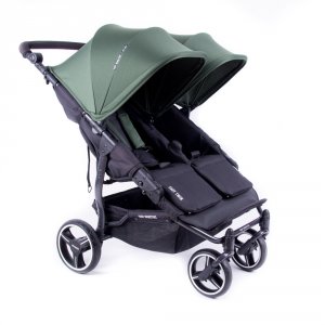 Poussette easy twin 3s reversible châssis black forest