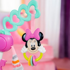 Aire de jeu à rebonds, sauteur et activités minnie mouse Bright starts