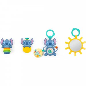 Coffret cadeau pour bébé avec 4 jouets stitch Bright starts