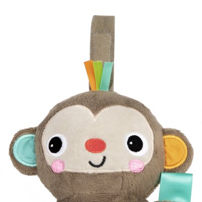 Peluche musicale à suspendre singe