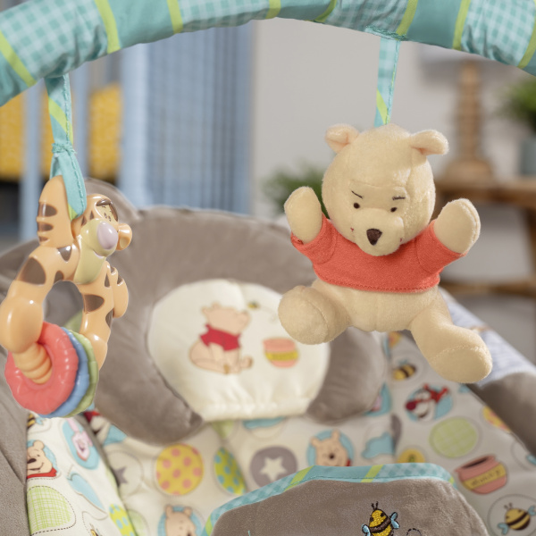 Transat bébé musical et vibrant winnie l'ourson disney Bright starts