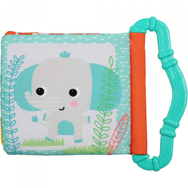 Livre enfant en tissu avec anneau de dentition Bright starts