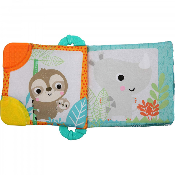 Livre enfant en tissu avec anneau de dentition Bright starts