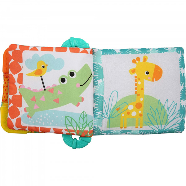 Livre enfant en tissu avec anneau de dentition Bright starts