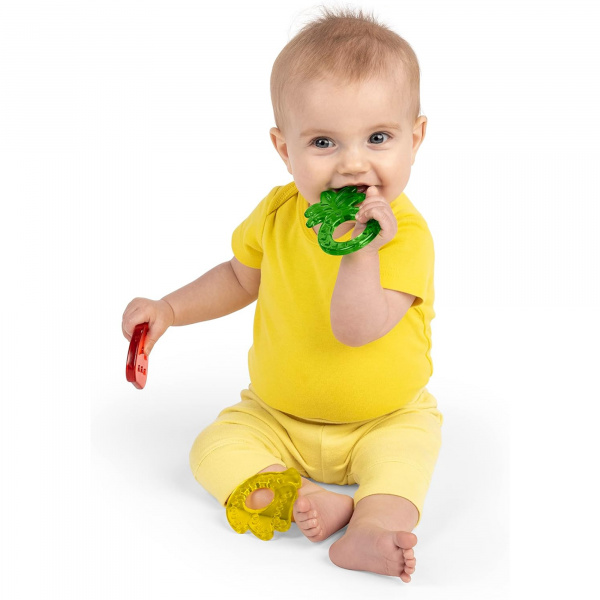 Lot de 3 anneaux de dentition fruits: ananas, banane, pastèque Bright starts