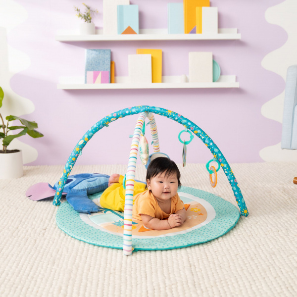 Tapis d’éveil party in paradise avec coussin et 5 jouets Bright starts