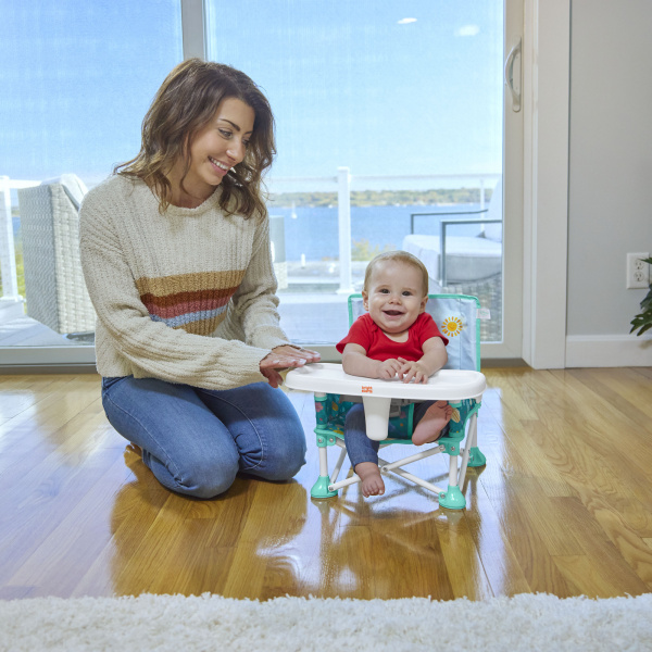 Rehausseur de chaise pliable et portable, stitch Bright starts