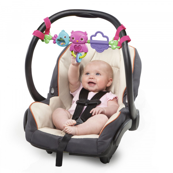 Jouets pour poussette bébé, arche d'activités petits oiseaux Bright starts