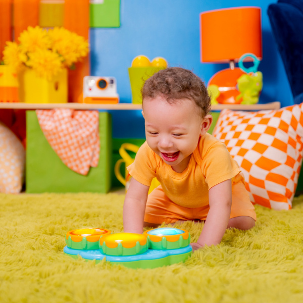 Tambour musical pour bébé safari Bright starts