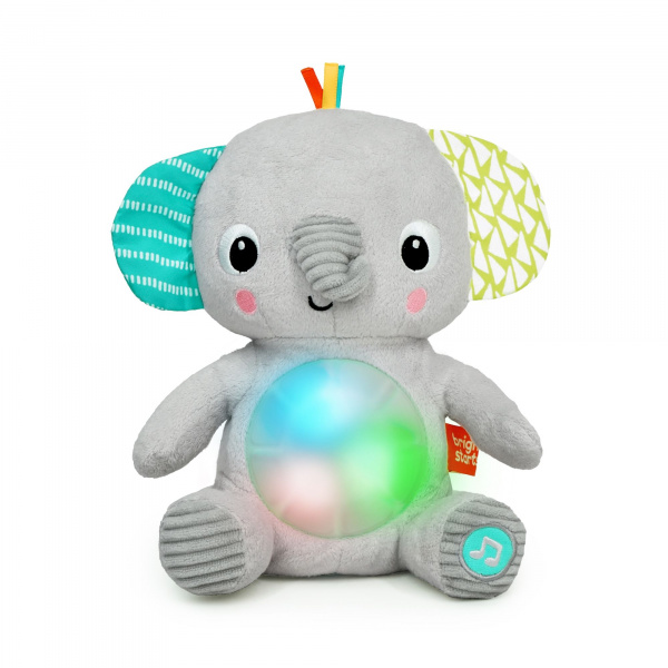Peluche musicale et lumineuse éléphant Bright starts