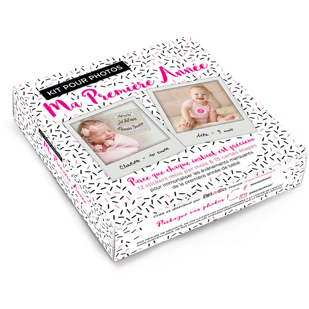 Kit pour photos ma première année fille de Bulle de bb sur ...