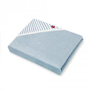 Cape de bain blue stripes Babytolove