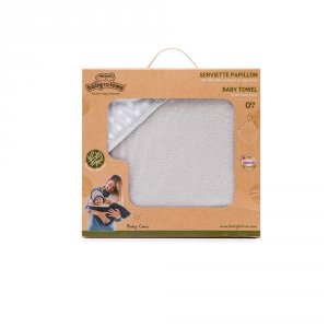 Cape de bain white stars Babytolove