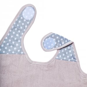Cape de bain white stars Babytolove