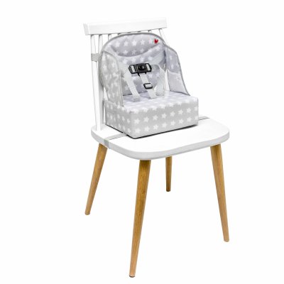 BABYTOLOVE Rehausseur de chaise bébé easy up white stars