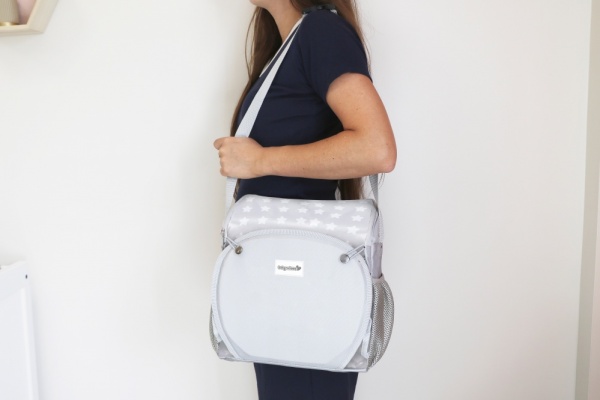 Rehausseur de chaise nomade travel up white stars Babytolove