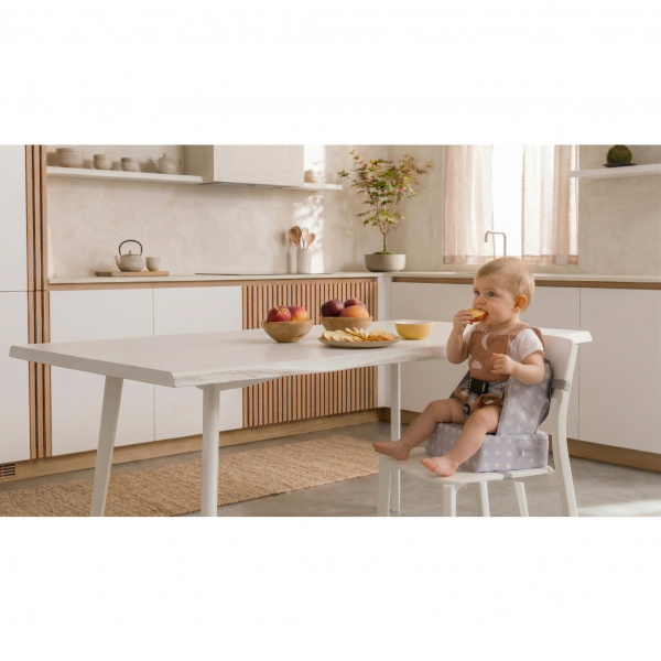 Rehausseur de chaise easy up blue stripes Babytolove