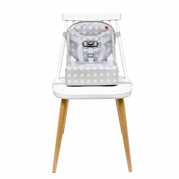 Rehausseur de chaise easy up white stars Babytolove