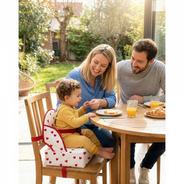 Rehausseur chaise easy up little hearts Babytolove