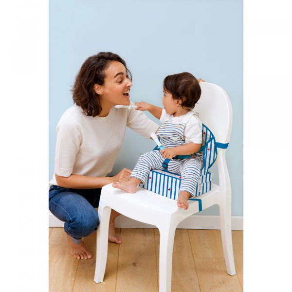 Rehausseur chaise easy up navy love Babytolove