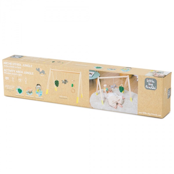Arche d'éveil en bois jungle Babytolove